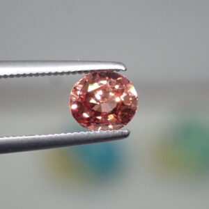 輝き◎濃くてシックなオレンジピンクのパパラチアサファイア 0.77ct 