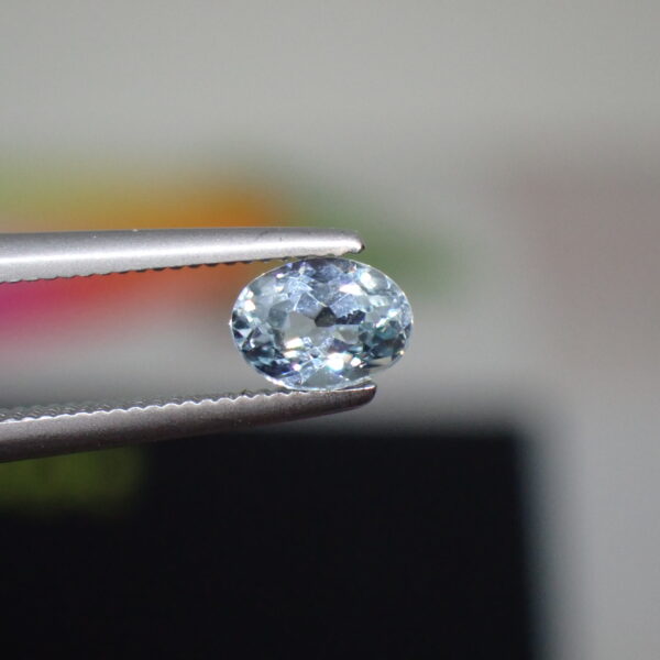 強い煌めき☆神秘的なグレイッシュブルーのサファーリン 0.413ct