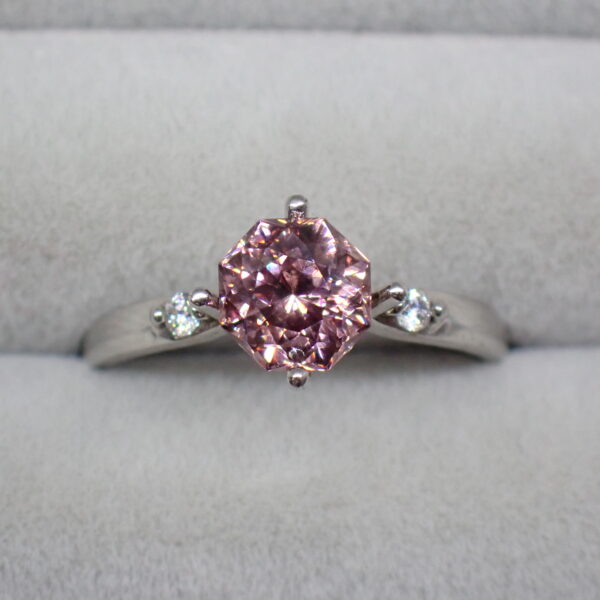 シックな大人ピンク☆ピンクジルコン 1.228ct | 宝石つむり