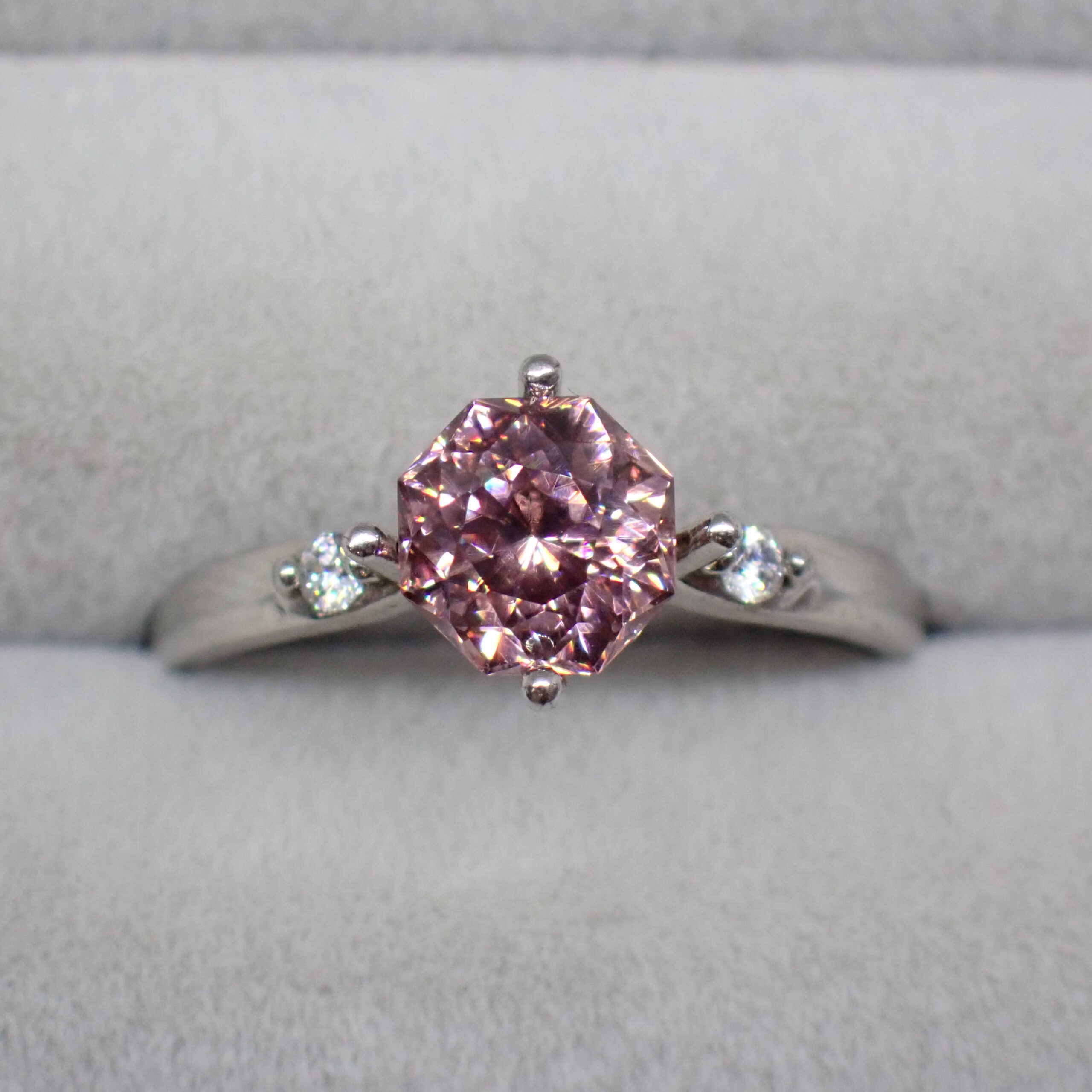 シックな大人ピンク☆ピンクジルコン 1.228ct | 宝石つむり