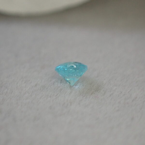 鮮やかな水色☆キラっと輝きも楽しめるブラジル産パライバトルマリン 0.058ct | 宝石つむり